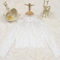 ราคา เสื้อเชิ้ตผู้หญิงแขนยาวสีดำ ชั้นในลูกไม้ ทรงสั้น โปร่งใส ครึ่งตัว ขอบลูกไม้ขาว แฟชั่นฤดูใบไม้ผลิ 2025 (22694756608)