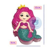 ราคา แต่งหน้าเด็ก ชุดแต่งหน้านางเงือก 3 ชั้น เครื่องสำอางค์เด็ก แต่งหน้าได้จริง ทาเล็บได้จริง ของเล่นสำหรับเด็ก (17549231232)