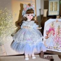 ราคา IPIE2 สาวกระต่าย ของเล่นตุ๊กตา BJD 30ซม ผมยาวทรงยาว ดวงตาสีฟ้าเต็มไปด้วยดวงดาว ตุ๊กตา BJD แต่งตัว ชุดเดรสเจ้าหญิง ตุ๊กตาข้อต่อ ตุ๊กตารูปอะนิเมะ Ball Jointed เด็กดีไอวาย (25642554092)
