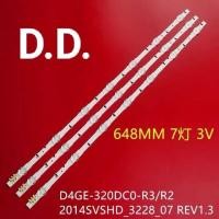 ราคา หลอดเเบล็คไลท์ทีวีหลอด Backlight ใหม่ Samsung UA32J4100 UA32H4140 HG32AC670 UA32H4000 UA32H4500 UA32H4100 7 led 3 แถว อะไหล่ทีวี หลอดเเบล็คไลท์ทีวี หลอดLED (13337187176)