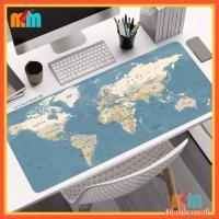 ราคา พร้อมส่ง MatikaMall แผ่นรองเมาส์ เล่นเกมส์ ขนาดใหญ่ เย็บขอบ ลายแผนที่โลก Earth World Map Gaming Mouse Pad 90x40 cm 80x30 cm (24374528536)