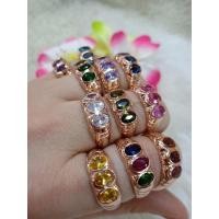 ราคา แหวนนาคข้อมะขามหัวพลอยหลากสีเลือกสีได้ (23158237563)