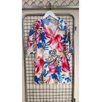 ราคา เสื้อฮาวาย ผ้าสปัน งานไทย ลายดอก พร้อมส่ง 001 (24394748372)