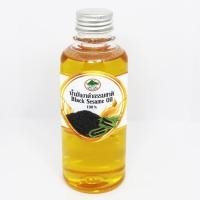 ราคา น้ำมันงาดำธรรมชาติ ภูมารุม 100ml 250ml 500ml black sesame oil น้ำมันงาดำสกัดเย็น (25650934858)