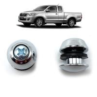 ราคา กระดุมแคป กระดุมกระจกแคป กระดุมแค็ป จำนวน 2ชิ้น สีโครเมียม Toyota Hilux Vigo โตโยต้า วีโก้ ไฮลัก 2ประตู ปี 2004 2011 สินค้าราคาถูก คุณภาพดี Button Space Cab Glass Nuts (1735178716)