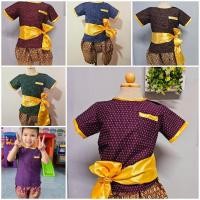 ราคา ชุดพี่หมื่น ชุดท่านขุนเด็ก แถมผ้าคาดเอว ชุดไทยเด็กชายใส่ไปโรงเรียน (4934300033)