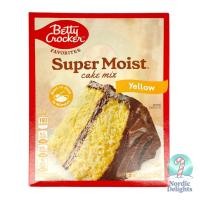 ราคา Betty Crocker Super Moist Yellow Cake Mix 375g เบตตี คร็อกเกอร์ ซุปเปอร์มอยส์ เยลโลว์ เค้กมิกซ์ 375กรัม ผงเค้กเหลืองนุ่มชุ่มฉ่ำ วานิลลา เค้กวันเกิด ปาร์ตี้ แค่เติมไข่น้ำมันน้ำ อบง่าย สไตล์อเมริกันนำเข