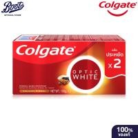 ราคา COLGATE Optic White Volcanic Mineral Toothpaste 100 g Pack 2คอลเกต ยาสีฟัน อ๊อฟติค ไวท์ โวลคานิค มิเนอรัล 100 ก แพ็ค 2 (16422722112)