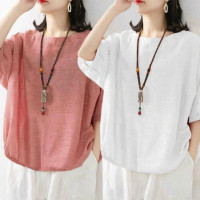 ราคา Lieoyuarn เสื้อเชิ้ตคอปาดแขนสั้นสไตล์ลำลอง (25675928415)