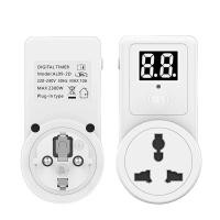 ราคา TAXNELE เครื่องตั้งเวลา ทามเมอร์ นับเวลาถอยหลัง Timer เต้าเสียบปลั๊กไฟจับเวลา ติจิตอลEU จับเวลาอัตโนมัติ (26053609626)
