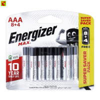 ราคา เอเนอไจเซอร์ ถ่านอัลคาไลน์ ขนาด AAA แพ็ค 8 4 ก้อน (25505515048)