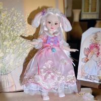 ราคา IPIE2 สาวกระต่าย ของเล่นตุ๊กตา BJD 30ซม ผมยาวทรงยาว ดวงตาสีฟ้าเต็มไปด้วยดวงดาว ตุ๊กตา BJD แต่งตัว ชุดเดรสเจ้าหญิง ตุ๊กตาข้อต่อ ตุ๊กตารูปอะนิเมะ Ball Jointed เด็กดีไอวาย (25642554088)