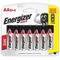 ราคา ถ่านอัลคาไลน์ Energizer Max AA แพ็กพิเศษ 8 4 ENERGIZER AKL MAX BONUS PACK E91AA BP8 4 (25975904713)