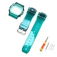 ราคา กรอบ Tali Jam Tangan Karet ใสสำหรับ Casio G SHOCK GW M5610 DW5600 G 5600 TPU กีฬากันน้ำแทนที่เคสป้องกันสายนาฬิกาข้อมือ (23531371198)