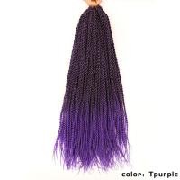 ราคา ผมต่อผมบิดเกลียวเซเนกัลสังเคราะห์แฮร์พีซถักเปีย Braids ในเซเนกัลผมผมเปียสีสันสดใสถักโครเชต์กล่องใส่ผมผมเปีย (20907749011)