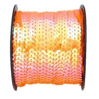 ราคา 100 หลา Lot สีเลื่อมริบบิ้นรอบแบนเลเซอร์ Paillettes Trims เลื่อมสําหรับงานฝีมือ DIY เย็บผ้ากระเป๋า Party ตกแต่ง (24442377758)