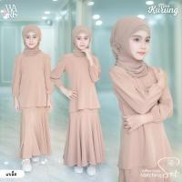 ราคา ชุดเซ็ทแม่ ชุดเสื้อกระโปรงหางปลา ดีเทลเรียบๆ ใส่ออกงานเป็นคู่แม่ ลูก สวมใส่ออกงาน IN53วาริสมุสลิม (126466446373)