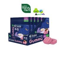 ราคา ยกกล่อง 6ซอง HandyHerb แฮนดี้เฮิร์บ จีไนท์กัมมี่ 5 สูตร G nite Gummy สูตรใหม่ (26469540661)