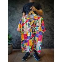 ราคา Zanischo เสื้อฮาวาย พิมพ์ลายฮาวาย สไตล์เกาหลี ผ้าบางเบา ใส่สบายไม่ต้องรีด (21540670635)