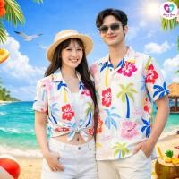 ราคา เสื้อฮาวาย ทีม เพื่อน คู่รัก ครอบครัว (126784503942)