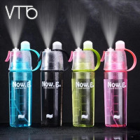 ราคา VTTO 600ML Creative Spray Water Bottle Portable Atomizing Bottles Outdoor Sports Gym Drinking Drinkware Bottles Shaker (9434720471)