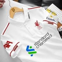ราคา มีสินค้า เสื้อทีมลิเวอร์พูลสีขาว เสื้อโปโลกีฬาแฟชั่น ผลิตจากผ้าโพลีเอสเตอร์ เหมาะสำหรับผู้ใหญ่และเด็ก (26284733583)