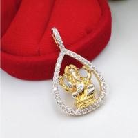 ราคา JIJD k601 จี้พระพิฆเนศหยดน้ำล้อมเพรช จี้พระ จี้ชุบทอง องคฺเล็กๆน่ารัก (18197836062)