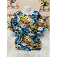 ราคา เสื้อสปัน รอบอก46 50นิ้ว เสื้อไซส์ใหญ่ เสื้อผ้าสาวอวบ เสื้อลายดอก เสื้อฮาวาย เสื้อผ้าแฟชั่นผู้หญิง รุ่น1014 (126546106119)