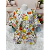 ราคา เสื้อสปัน รอบอก46 50นิ้ว เสื้อไซส์ใหญ่ เสื้อผ้าสาวอวบ เสื้อลายดอก เสื้อฮาวาย เสื้อผ้าแฟชั่นผู้หญิง รุ่น1014 (126519329901)