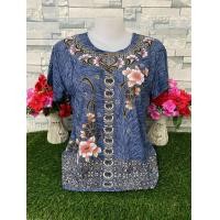 ราคา เสื้อยืดผ้าสะดุ้ง เสื้อสาวอวบ เสื้อผู้สูงอายุ เสื้อผ้าพริ้วใส่สบาย รอบอก32 42นิ้ว เสื้อผ้าสาวอวบ รุ่น0066 0069 (24691846975)