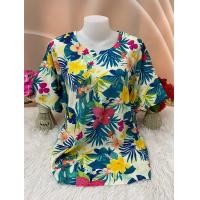 ราคา เสื้อสปัน รอบอก46 50นิ้ว เสื้อไซส์ใหญ่ เสื้อผ้าสาวอวบ เสื้อลายดอก เสื้อฮาวาย เสื้อผ้าแฟชั่นผู้หญิง รุ่น1013 (26179813173)