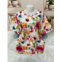 ราคา เสื้อสปัน รอบอก46 50นิ้ว เสื้อไซส์ใหญ่ เสื้อผ้าสาวอวบ เสื้อลายดอก เสื้อฮาวาย เสื้อผ้าแฟชั่นผู้หญิง รุ่น1014 (126519329900)