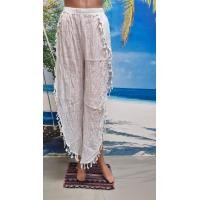 ราคา กางเกงขายาวผ่าข้างชีฟอง กางเกงขายาว K 05 (21427421307)