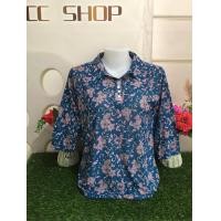 ราคา เสื้อยืดหญิง เสื้อยืด เสื้อยืดสาวอวบ เสื้อยืดแฟชั่นเสื้อ เสื้อแฟชั่นผญ สาวอวบ เสื้อลายดอก เสื้อสงกรานต์ รุ่น310 311 (24336983472)