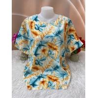 ราคา เสื้อสปัน รอบอก46 50นิ้ว เสื้อไซส์ใหญ่ เสื้อผ้าสาวอวบ เสื้อลายดอก เสื้อฮาวาย เสื้อผ้าแฟชั่นผู้หญิง รุ่น1013 (26179813179)