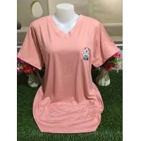 ราคา เสื้อยืด เสื้อผู้หญิง เสื้อยืด ผญสวยๆ เสื้อแฟชั่นผญ เสื้อผ้าสาวอวบ เสื้อยืด oversize รุ่น1589 (22942551657)