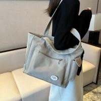 ราคา BG07 กระเป๋าผ้าไนล่อน แฟชั่นนักศึกษา สไตล์เกาหลี มีช่องเยอะด้านหน้า มีซิป มีซับใน จุของได้เยอะ ใส่ไอแพดได้ (26135032244)
