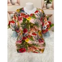 ราคา เสื้อสปัน รอบอก46 50นิ้ว เสื้อไซส์ใหญ่ เสื้อผ้าสาวอวบ เสื้อลายดอก เสื้อฮาวาย เสื้อผ้าแฟชั่นผู้หญิง รุ่น1014 (126519329904)