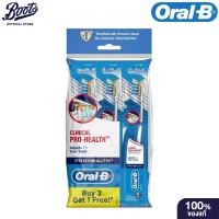 ราคา Oral B Pro Health Clinical ออรัล บี โปร เฮลธ์ คลินิคอล อ่อนนุ่ม แปรงสีฟัน 3 นับ (12202292754)