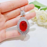 ราคา ชุดทับทิมสีเลือดนกพิราบจำลองแบบใหม่ที่ดูเกินจริงจี้เพทายไข่นกพิราบ Caibao ต่างหูแหวนเปิด (18553255241)