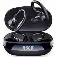 ราคา True Wireless Earbuds Tws Headphones with Microphone Sports Ear Clip Headphones Stereo In Ear Headphones with Led Display (25119803876)