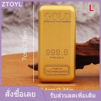 ราคา GUCHEN2 เลียนแบบทองคำแท่งทองเหลืองแกนปลอมสำหรับสะสมงานฝีมือของขวัญบ้านสำนักงานโชคดีของฮวงจุ้ยอุปกรณ์ตกแต่งการถ่ายภาพ (24693952409)