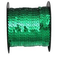 ราคา 100 หลา Lot สีเลื่อมริบบิ้นรอบแบนเลเซอร์ Paillettes Trims เลื่อมสําหรับงานฝีมือ DIY เย็บผ้ากระเป๋า Party ตกแต่ง (24442377753)