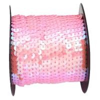 ราคา 100 หลา Lot สีเลื่อมริบบิ้นรอบแบนเลเซอร์ Paillettes Trims เลื่อมสําหรับงานฝีมือ DIY เย็บผ้ากระเป๋า Party ตกแต่ง (24442377755)