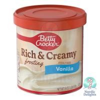 ราคา Betty Crocker Rich Creamy Vanilla Frosting 453g Ready To Use Icing Cake Cupcake Frosting American Gluten Free Classic ฟรอสติ้งวานิลลา Rich Creamy เบตตี้คร็อกเกอร์16ozทาเค้กคัพเค้กอเมริกันกลูเตนฟรี (26