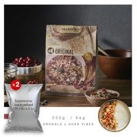 ราคา Granovibes กราโนล่า น้ำหนักสุทธิ 350 กรัม เลือกรสชาติที่ตัวเลือก (19591793543)