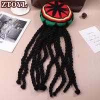 ราคา ZTOYL หมวกเร็กเก้พร้อมเดรดล็อกส์หมวกถักเปียสวมสบายสไตล์เรกเก้เบเร่ต์ชนเผ่าหมวกถักขนสัตว์สำหรับเครื่องแต่งกาย (25685039857)