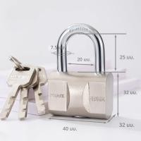 ราคา กุญแจสแตนเลสแบบหนัก กันน้ำ ปลอดภัย ล็อคกันสนิม พร้อมกุญแจ สำหรับล็อคประตู (25951182849)