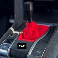 ราคา FIX หุ้มหัวเกียร์รถยนต์ ของแต่งรถแบบ สีแดง JDM เกียร์รถทุกชนิด ถุงเกียร์ หนังอาคันทาร่าแท้ Mugen Spoon Honda Toyota (22516345808)