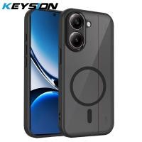 ราคา เคสโทรศัพท์แม่เหล็ก KEYSION สำหรับ Xiaomi POCO X8 Pro ซิลิโคน PC เคลือบด้านโปร่งแสงกันกระแทกแบบใสฝาหลังสำหรับ POCO X8 Pro (126824041639)
